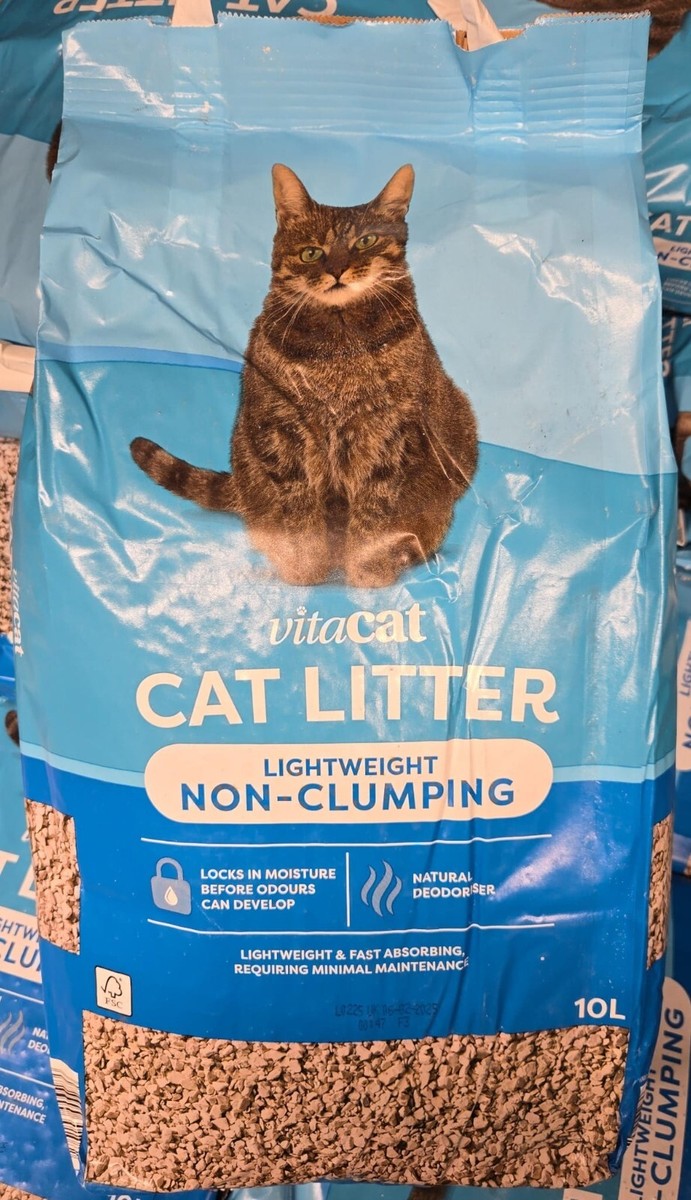 10L VITA CAT CAT LITTER LIGHTWEIGHT NON- CLUMPING NATURAL