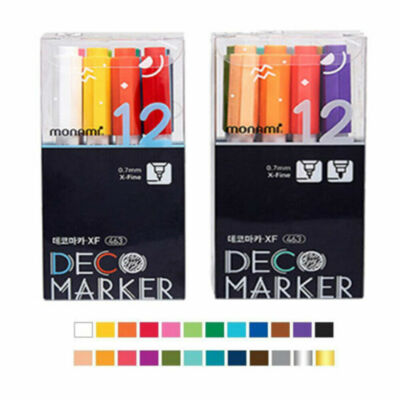 Monami Deco Marker 463 Water Based Marker 24 Color SET