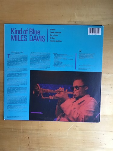 Miles Davis Kind of Blue Vinyl Record Columbia Jazz Masterpieces Reissue CJ40579 - Imagen 5 de 5