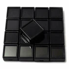 20 Pcs 3 x 3 Cm Gem Display plastic box Storage for Gems / Diamond
