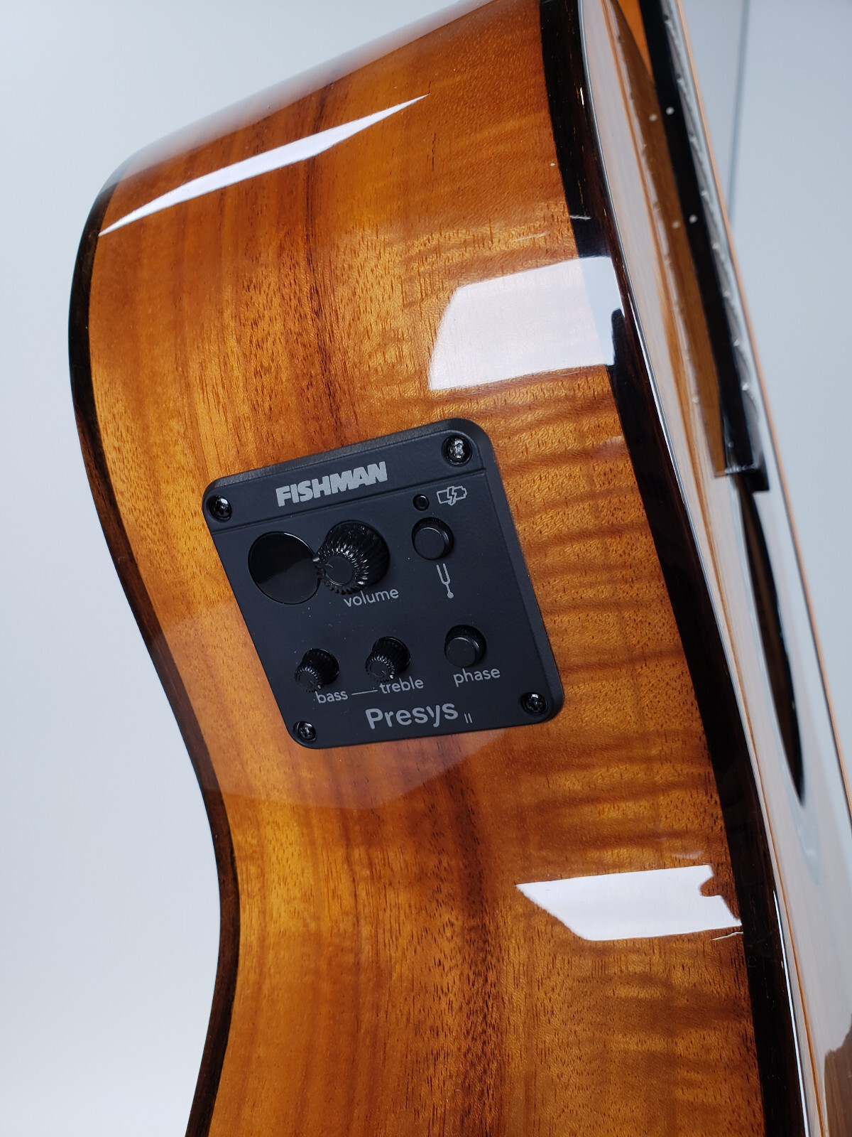 LUNA Vineyard Koa Bevel 6string AcousticElectric Guitar Natural