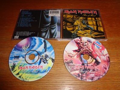 Iron Maiden Piece Of Mind 2CD 1995 Castle Records Bonus Tracks - no insert