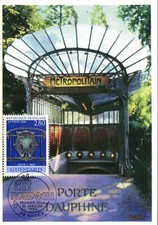 MAXIMAPHILIE / CARTE MAXIMUM PREMIER JOUR / METROPOLITAIN PORTE DAUPHINE NANCY