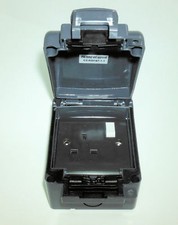 Outdoor Weatherproof 1 gang, single, Switched outside Garden socket OA035AG