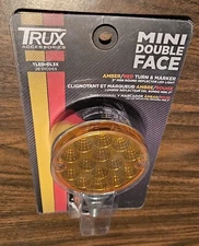 TLED-DL3X Amber/Red Turn & Marker 3″ Mini Double Face Round Reflector LED Light