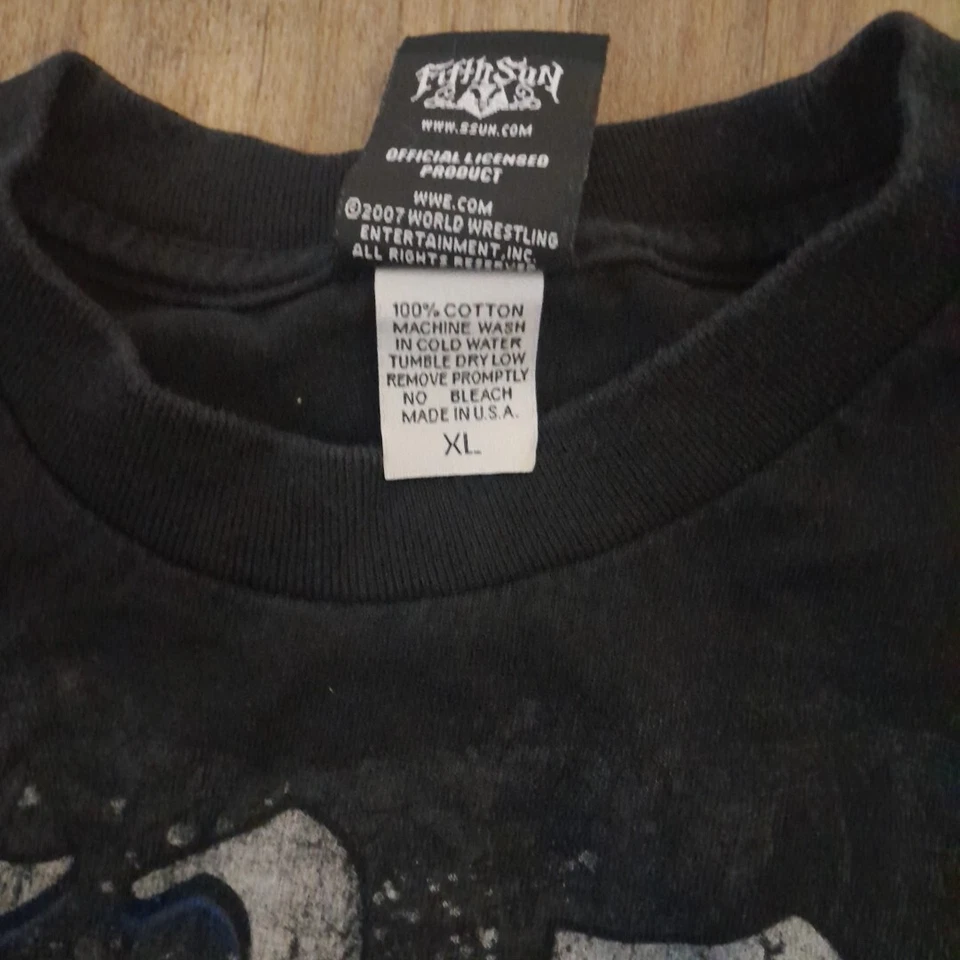 WWE SMACKDOWN 2007 Rey Mysteriou Wrestling Double Sided Print T-Shirt XL Teens - Image 3 of 4