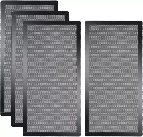 [4 Pack] 280x140mm PC Case Dust Mesh Filter, Magnetic Frame Computer Fan Dust PC