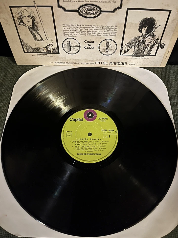 Quicksilver Messenger Service - Happy Trails - 2C-062-80-048 - French Import - Image 4 of 4