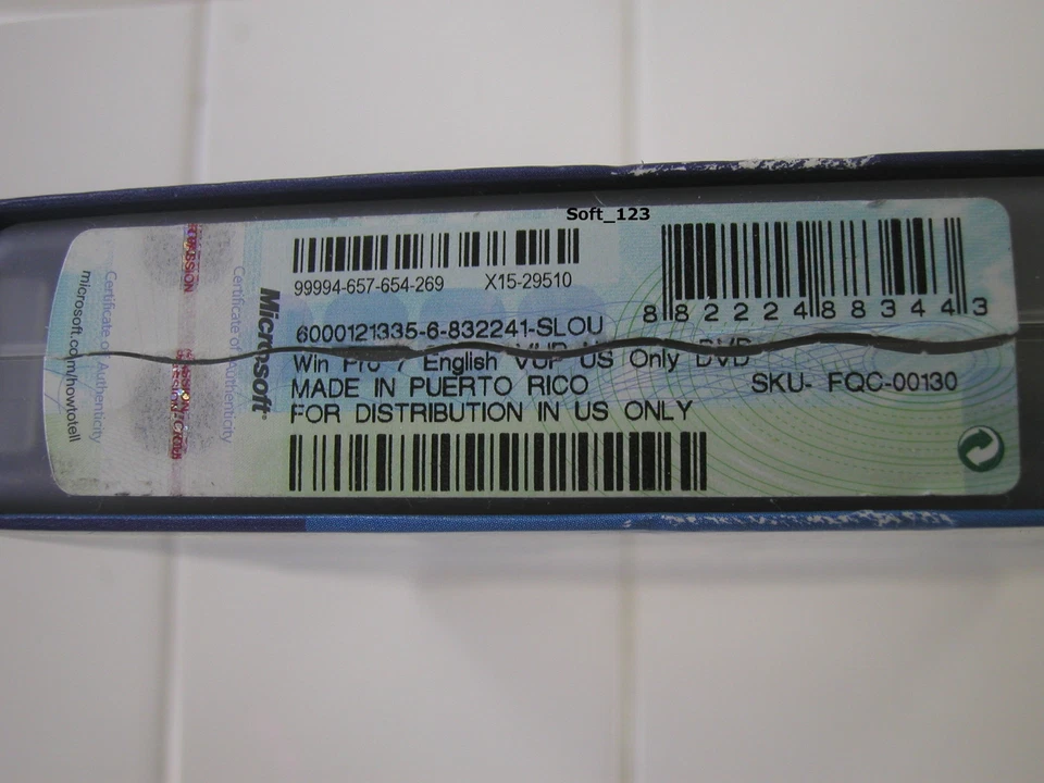 Microsoft Windows 7 Professional Upgrade 32 Bit und 64 Bit DVD MS WIN PRO = EINZELHANDEL - Bild 4 von 4