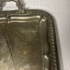 Ornate Serving Tray Vintage With Decorative Handles — photo 7