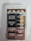 Silver Bar 10 oz Ten Commandments Collectible