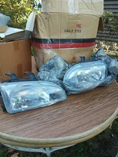 Left And Right Eagle Eyes Honda Civic Headlights 92-95 Opened Box Read Descrip