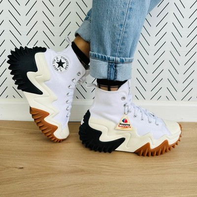  Rare Converse Run Star Motion CX Platform 8.5 Women Shoes White Sneaker 171546C