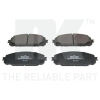NK 229343 Bremsbelagsatz, Scheibenbremse FüR Jeep, Vorderachse