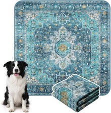 Washable Pee Pads for Dogs, 2 Pack 3Ft x 3Ft Reusable Puppy Training Pads Supe