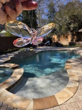 Ganz Crystal Expressions Hanging Large Butterfly Ornament Suncatcher New NWT