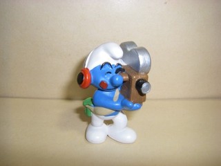 20714 Kameraschlumpf Schlumpf Schleich Peyo Made in Germany Schlümpfe Smurfs