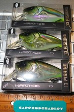(LOT OF 3) Three 13 FISHING WartHog 70 Floaters 3/4 OZ, 2 3/4 in NEW