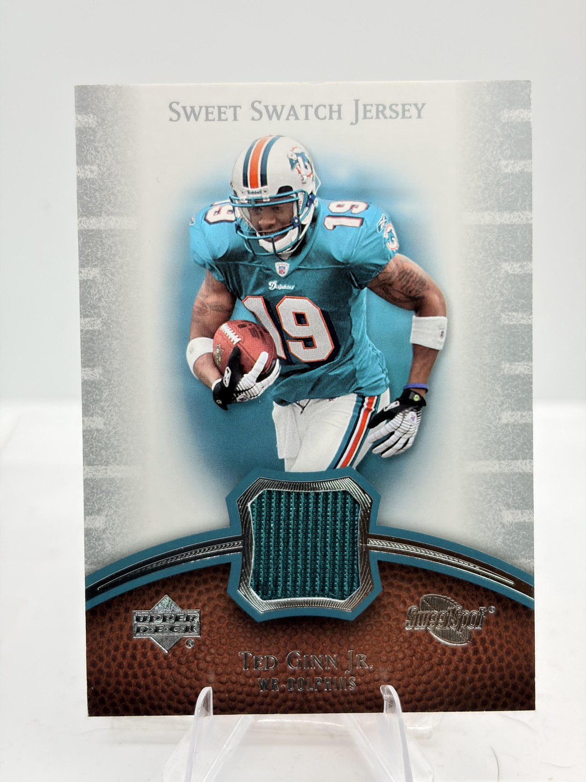 Ted Ginn Jr. Upper Deck Sweet Spot Sweet Swatch Jersey #SSTG Patch