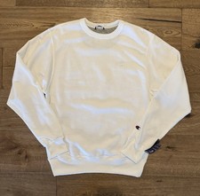 Champion Men's Crewneck, Powerblend Fleece Sweatshirt Men  s S White Brand New