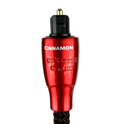 AudioQuest Cinnamon Optical Cable 0.75 Meter Toslink Cord Audiophile