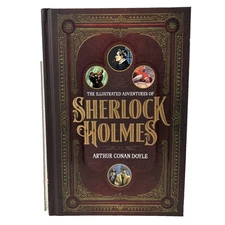 ❤THE ILLUSTRATED ADVENTURES OF SHERLOCK HOLMES By Arthur Conan Doyle - Hardcover