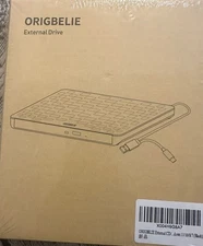 Origbelie External Dvd Drive, Cd Drive Usb 3.0 Typle C Cd/dvd Rom +/-rw Adapter