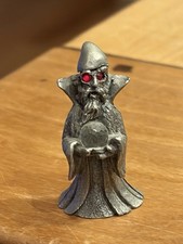 1980s Spoontiques Pewter Wizard Figurine CMR957