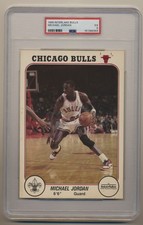 PSA 5 JUMBO 1985 Star Co. Interlake Bulls RC Rookie Card Michael Jordan EX!. rookie card picture