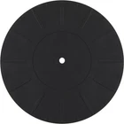 Turntable Platter Mat Black Rubber Silicone Design for Universal to All LP