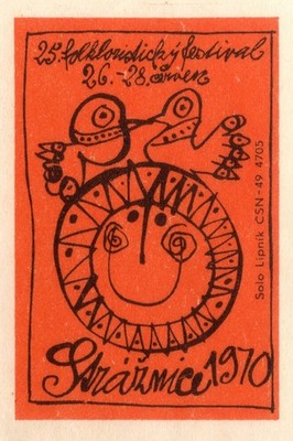   25th Folklore Festival (1970) Poster from Czechoslovakia - 24x36  - 200gsm