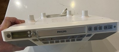 Philips Under Cabinet Kitchen CD Player AM/FM  Radio AJ6111/37 Parts ONLY -NO CD