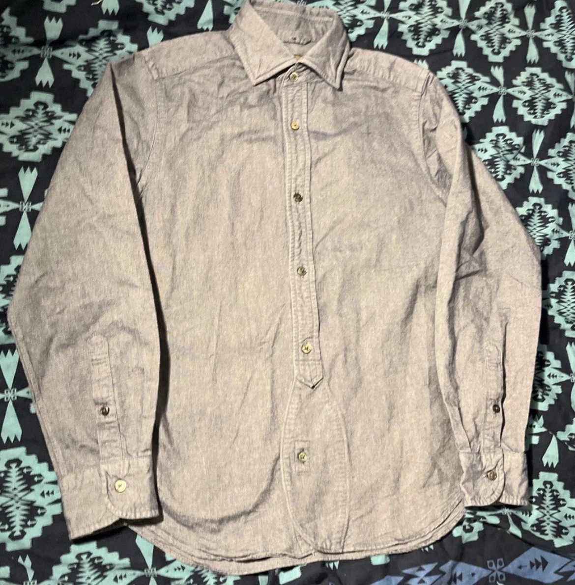 Long Sleeve Nigel Cabourn Casual Button-Down Shirts for Men for
