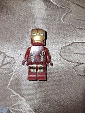 LEGO IRON MAN MINIFIG - MARK 43 - RARE SUIT SUPER HERO TONY STARK AVENGERS 76032