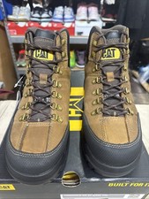 Caterpillar Men's Threshold Waterproof Steel Toe Work Boot - P90935 - Real Brown