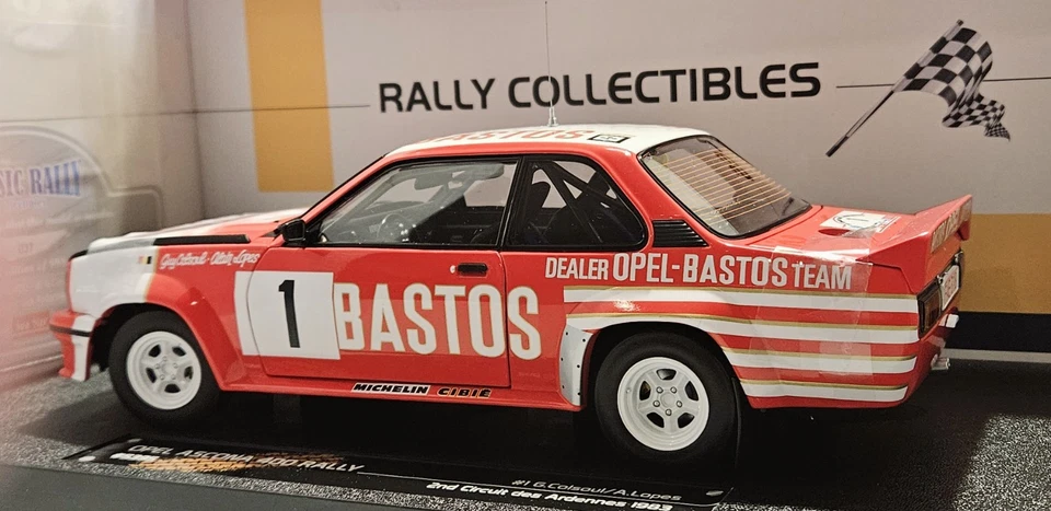 1:18 SUN STAR Opel Ascona 400 Bastos #1 Rally Circuit Des Ardennes - MINT in BOX - Image 3 of 4