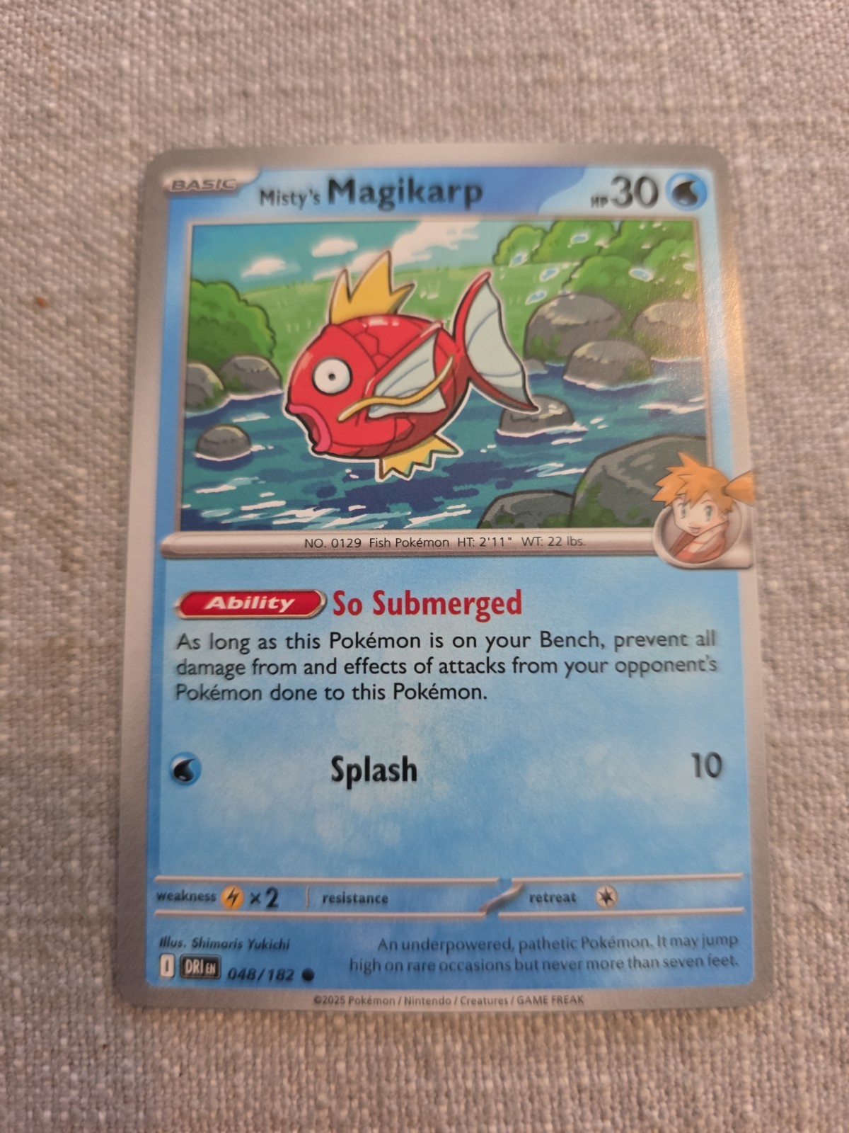 Misty's Magikarp 48/182 Destined Rivals NM