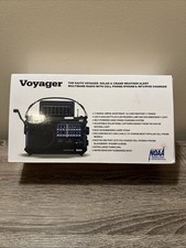 Solar Weather Alert AM/FM/SW Radio Kaito KA500L W/AC Adapter 
