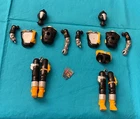 G.I. GI JOE BATS BODY PARTS lot arms heads waist legs hologram sticker FREE SHIP