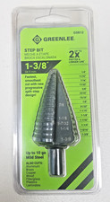 Greenlee 1-3/8" Step Bit  12 Double Fluted Black GSB12 New Sealed