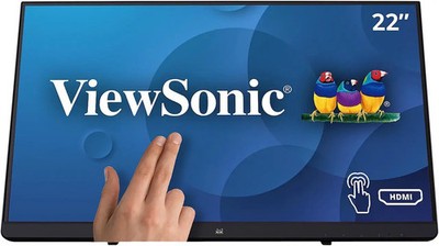 ViewSonic 1080p IPS 10-Point Multi Touch Monitor 22'',HDMI,DP and VGA ModelTD2230