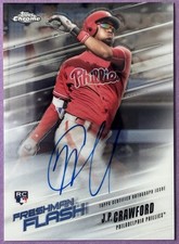 2018 Topps Chrome J.P. Crawford Freshman Flash Auto RC /99 Seattle Mariners