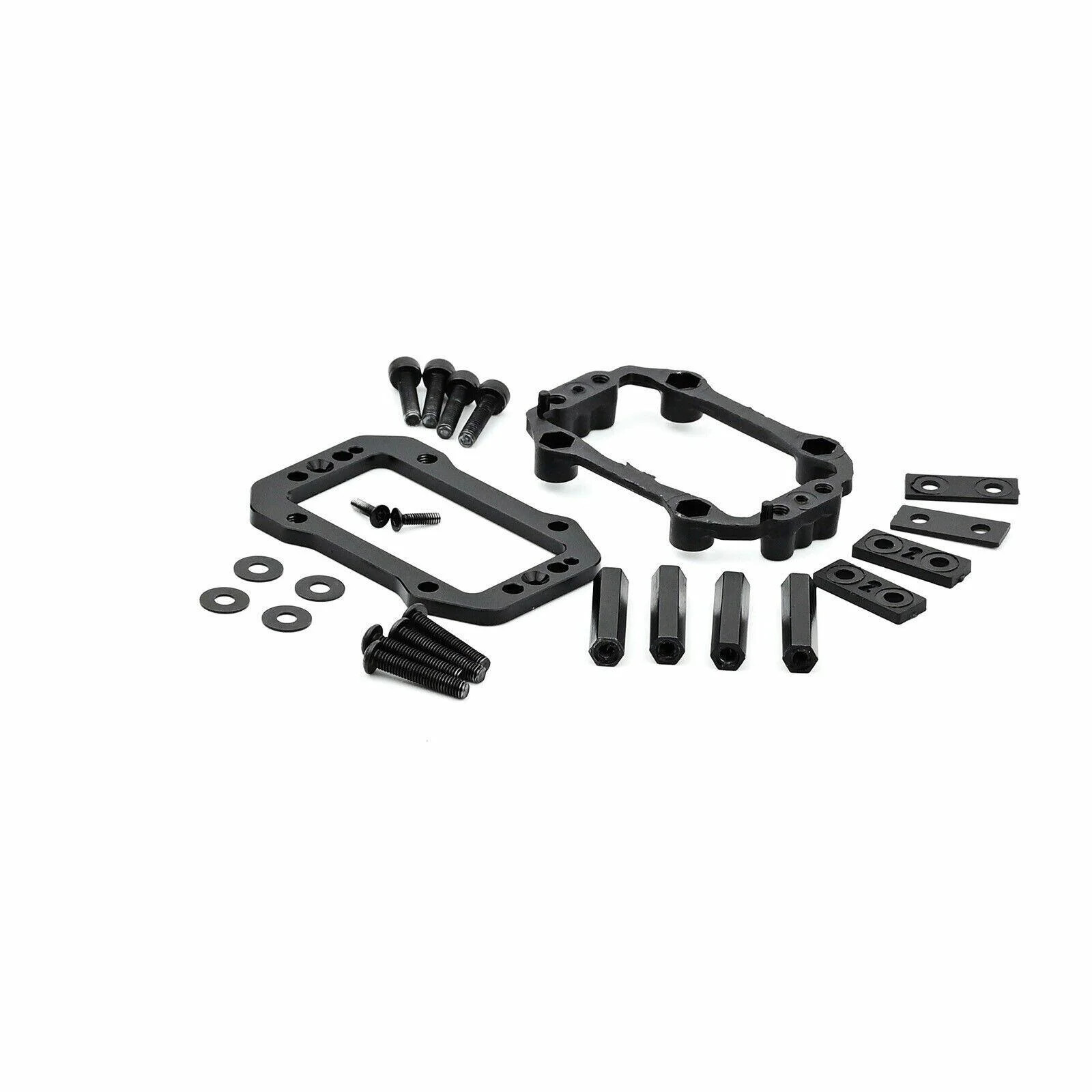 Arrma Aluminum Servo Mount Plate Black Holder Set with Posts ARA320649