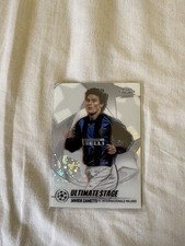 2025 Topps UEFA Flagship #US-38 Javier Zanetti Ultimate Stage Chrome Refractor