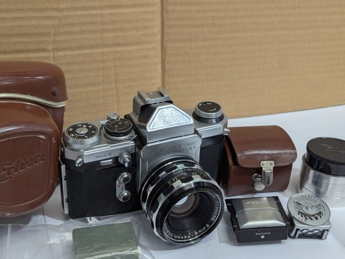 Alter Vintage EDIXA-MAT Reflex Mod B mit Xenon f1,9/50mm Objektiv und Extras. Lesen Pl
