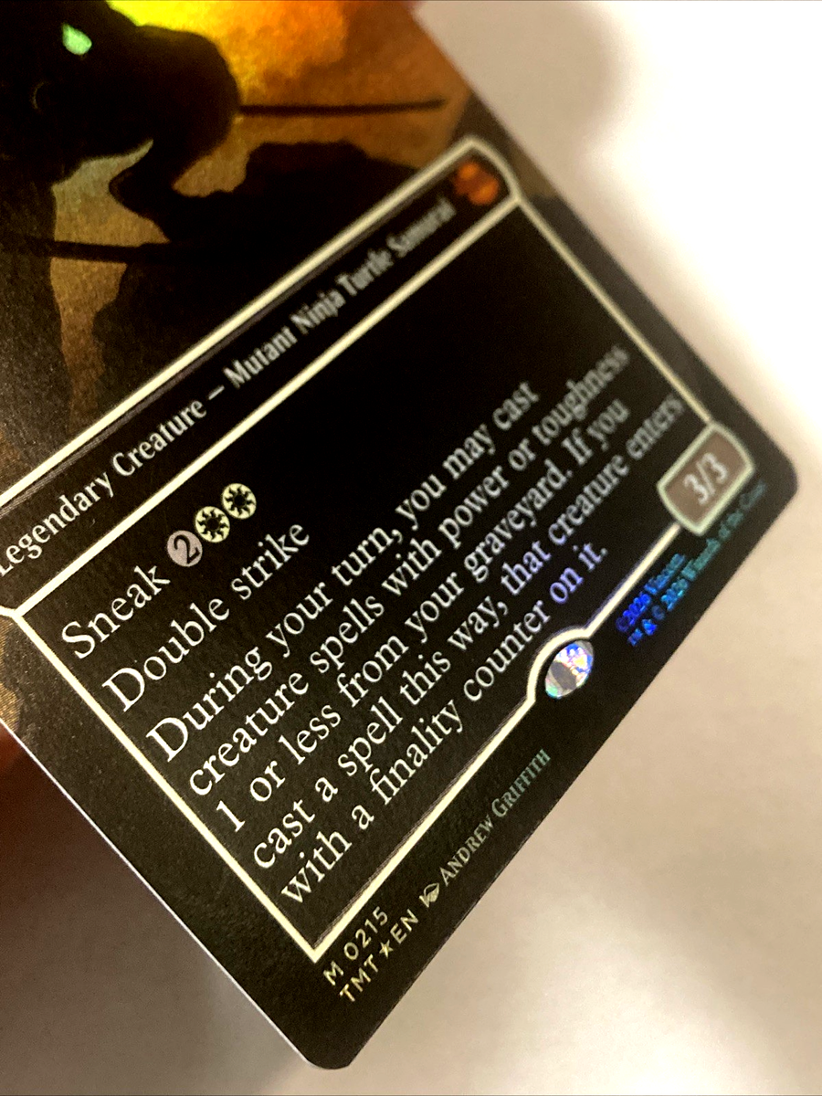 MTG Leonardo, Sewer Samurai (Borderless Foil) Teenage Mutant Ninja