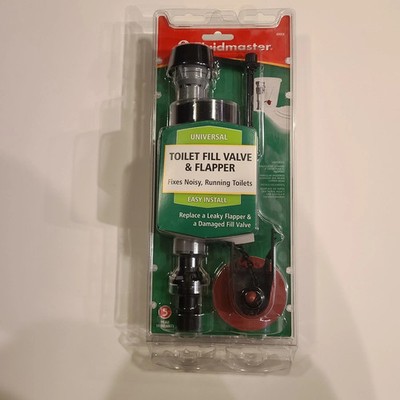 Toilet Fill Valve & 2'' Toilet Flapper Repair Kit Fluidmaster 400CR Universal
