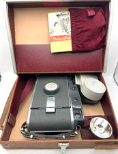 Vintage Polaroid Land Camera Model 150 Outfit Case Flash Manual Shutter Works
