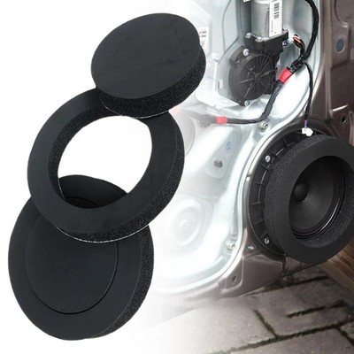 2 Stück 6,5 Zoll Auto Tür Lautsprecher Ring Bass Verkleidung Schalldämmung Baumwollschaum Ring