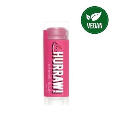 Hurraw! Bio Natural Watermelon Lip Balm 4,8g - Summertime All the Time!